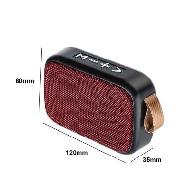 China No Portable Mini Speakers For Gifts Promotion G2 Music Speaker Cloth Wireless Stylish Cloth Audio Stereo Speaker for sale