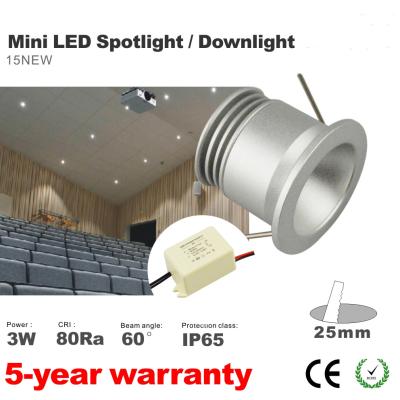 China 3W Mini Recessed LED Downlights Dimmable LED Drive decorate wall panel lamp lighting for sale