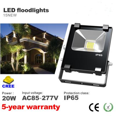 China CREE SMD 20W LED Floodlights 85-277VAC Outdoor IP65 Waterproof flooding lamp for sale