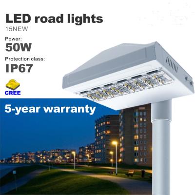 China 50W LED Street light High brightness CREE  5 years warranty LED Road Lighting IP67 for sale