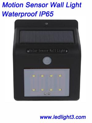 China Solar Sensor Wall Led Lights Wireless IP65 Waterproof Outdoor Lighting Motion Sensor for Garden, Yard for sale