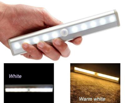 China Stick-on AAA Battery Wireless LED lighting Bar Motion Sensor Activated Cabinet Light for sale