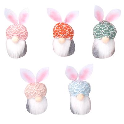 China Hot Selling High Grade Polyester Material Tray Decor Gift Dolls Tiered Party Ornaments Easter Decoration Home Gnomes for sale