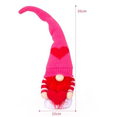 China Polyester material new arrival beauty toys valentine gnomes valentine doll for sale