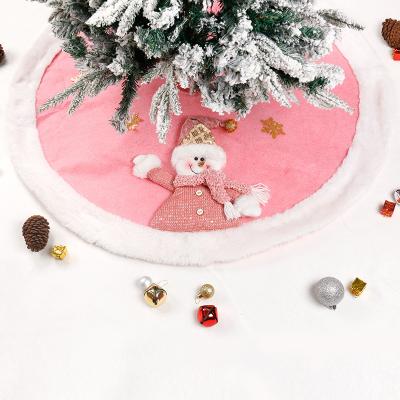 China Good Quality Nonwoven Home Decor Floor Blanket Christmas Outdoor Plush+Treeskirt for sale