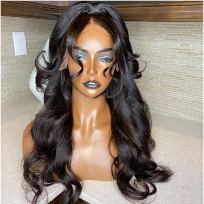 China Wholesale Price Body Wave Lace Closure Wig 360 Lace Front Human Hair Wigs Pre-Plucked Brazilian Curly Lace Front Wig for sale