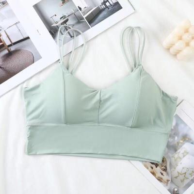 China Sling Antibacterial Sports Sleep Gathering Breathable Non-steel Ring Custom Suppliers Comfy Bra for sale