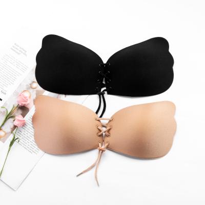 China Brand new QUICK DRY high quality strapless silicone lift up bra adhesive silicone strapless backless bra for sale