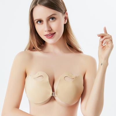 China Hot Selling Silicone Invisible Strapless Nipple Lift Covers Custom Self Adhesive Self Adhesive Bras QUICK DRY for sale