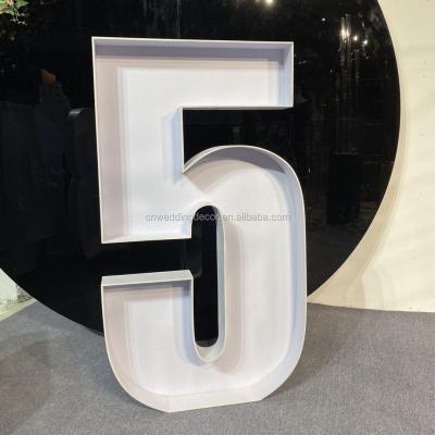 China Wedding Party Decoration DIY LARGE Mosaic Letters Numbers Backdrop Wedding Decoration for sale