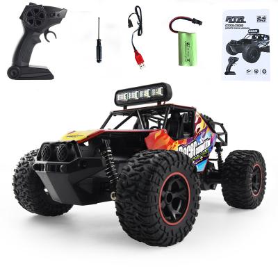 China Auto Return new high-speed off-road vehicle 1:16 alloy big truck with lights and throttle scale model toy remote control car for sale