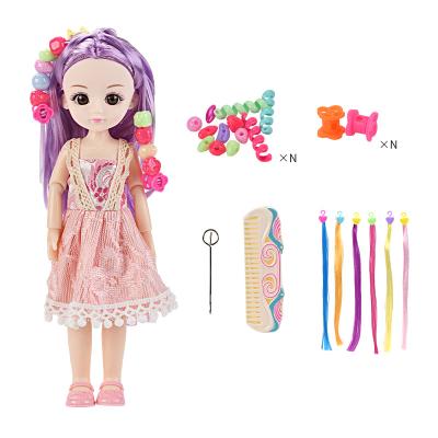 China Early education Wholesale toys Girl  make up gift  DIY toys hair tools set girl hair beauty set  toys Girl play tool set hair beads for sale