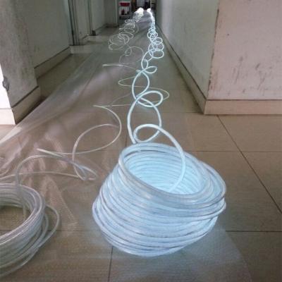 China Light Single Super Shine 18mm Side Glow Decoration Fiber Optic Light Cable For Outdoor Lighting , Swimming Pool Lighting for sale