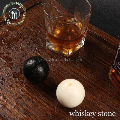 China Viable Natural Wholesale Custom Round Whiskey Stone For Amason for sale