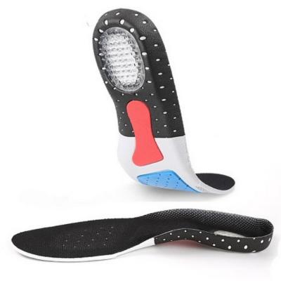 China EVA Arch Support Insoles Shock Gel Silicone Gel EVA+Silicon Gel Deep Absorption Heel Cup Work And Insoles Sports For Men And Women for sale