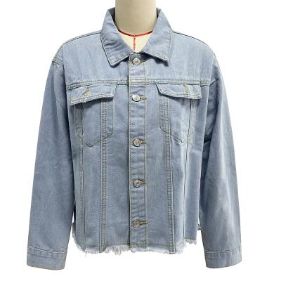 China QUICK DRY OEM  washed work custom logo designer outdoor vintage custom jacket for women denim jacket for sale