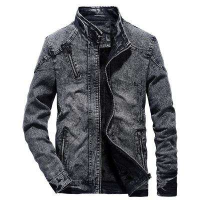 China Other New jean jacket for men Autumn-winter Korean edition trend cotton slim fit men's retro denim jacket clothes for sale