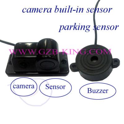 China camera built-in sensor( 2 in 1) rear view parking sensor system with buzzer for sale