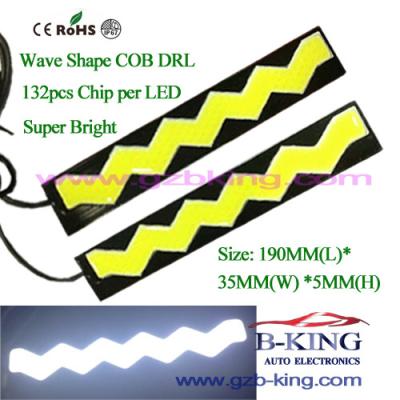 China 19cm W-Shaped 132chip 8.5W COB LED DRL for sale