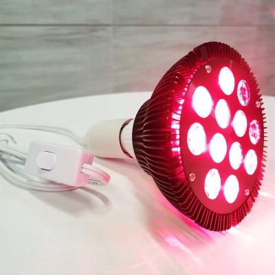 China Dye Removal Household Device 630nm 660nm Infrared Medical Red Led Bulb Face Therapy 36W Light Therapy for sale