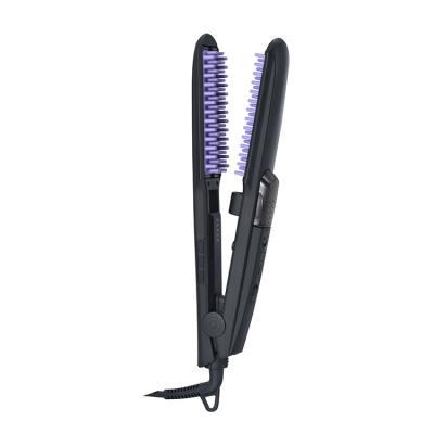 China Commercial Customized New Brand Portable Mini Combs Hair Straightener Steam Comb Hair Straightener for sale