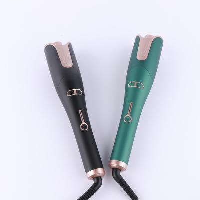 China Wholesale AUTO Amazon Customs Lead New Design Gold Large Barrel 360 Degree Hair Curler Ceramic Curling Iron For Hair Styling Tools for sale