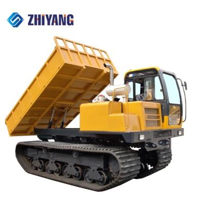 China hydraulic rubber tracked crawler dumper fullway 6 - 8L for sale