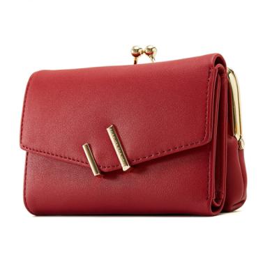 China Fashionable and small anti-theft the new gold bag with small change mouth purse for sale