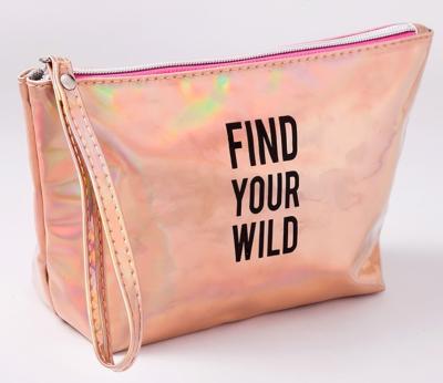 China Fashoion Bag Manufacturer Chromatic Color High Quality Square PVC Leather Cosmetic Makeup Bag for sale