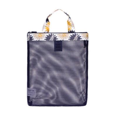 China China manufacturer directly supply mesh makeup tote bag natural fashion ladies mesh handbag for sale