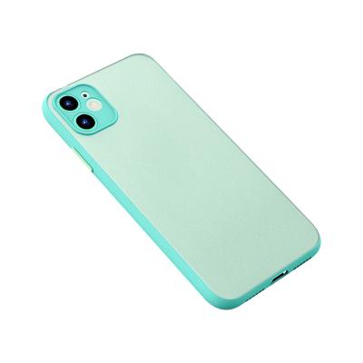 China Anti-fall Camera Protective Phone Case For iphone12 11 pro XR max XS X max 8 7 6S plus Matte Translucent Shockproof Back Cover for sale