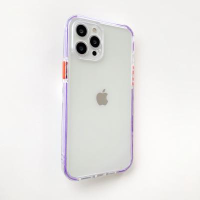 China Fashion shockproof transparent luxury silicone soft case for iphone 12 max shockproof mini candy funda soft back cover for sale