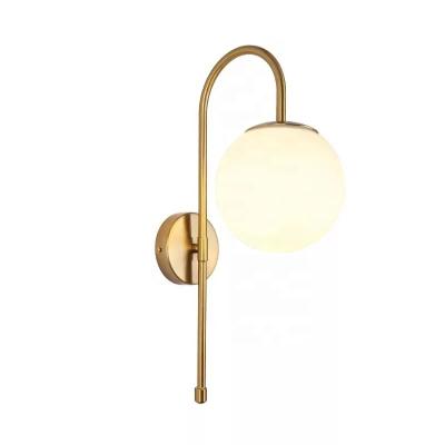 China Zhongshan Guzhen Modern Modern Hotel Wall Reading Light Lamp Gold Bedside Bedside Modern Wall Lamps for sale