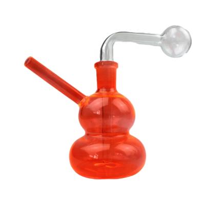 China 4. 7 Inch Handmade Glass Rig Water Smoking Pipes Portable Colorful Hookah Oil Burner Bubbler Large Hose Shisha for sale