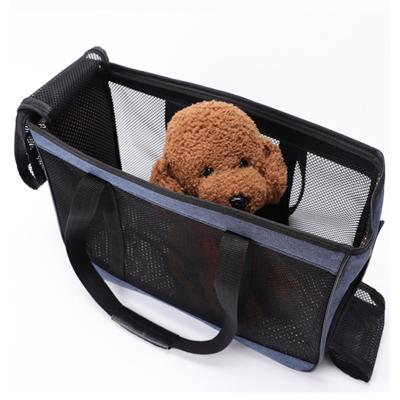 China OEM Viable Portable Dog Cat Carrier Transport Breathable Bag Fashion Handbag Backpack Air Box For Puppy Kitty for sale