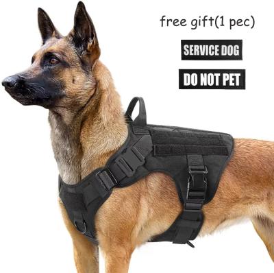 China Tactical Lights Dog Harness Leashes And Leash Metal Regulated Buckle Vest German Shepherd Durable Pet For Dog Leash Big Large for sale