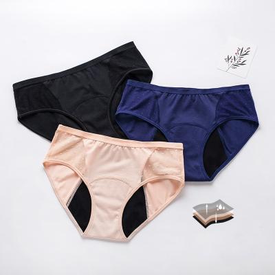 China OEM Antibacterial Ladymate Panties Menstrual Leak Proof Women Underwear Four Layer Physiological Menstrual Period Panties for sale