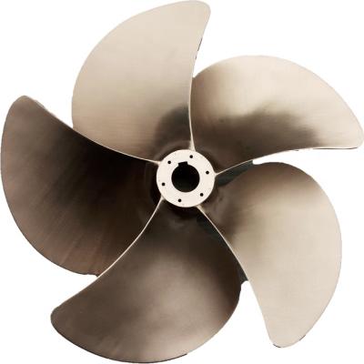 China Yachts Large boat 5 blades CNC brass ship propellers for sale for sale