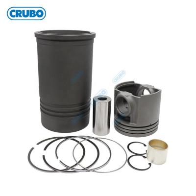 China Building Material Shops CRUBO S6D125 Engine Cylinder Liner Kit For KOMUTSU PC400-6 PC450-6 PC400-5 for sale