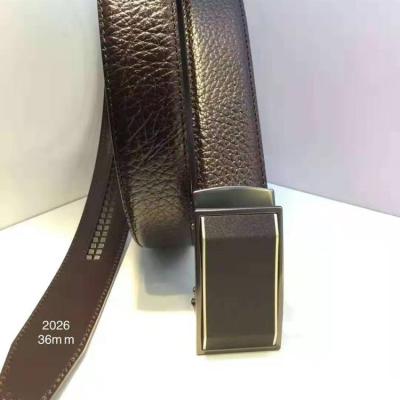 China Cowhide Leather Belts Genuine Leather Cowskin Mens Cowskin Brown Leather for sale