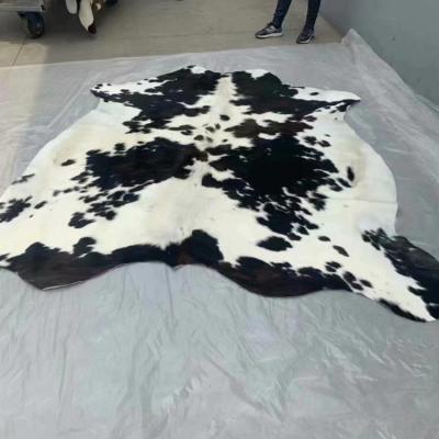 China Rich Leather Black anti-skid and white cowhide cowhide cover (mostly black) for sale