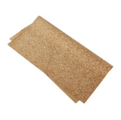 China Viable Cork 0.4-0.5MM Thickness 137cm Width Vegan Leather Synthetic Leather for sale