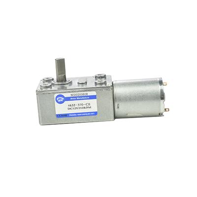 China 4632-370 12v DC 24v 50 Watt Hp Totally Enclosed Gear Geared Ametek 10 Rpm Motor With Brake for sale