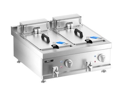 China Desktop Electric Double-Tank Fryer for sale