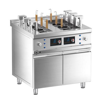 China Floor Western Electric Auto-lift Noodle Cooker with Cabinet for sale