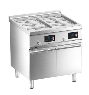 China Floor Western Induction Bain Marie with Cabinet for sale