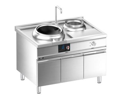 China Floor Western Induction Wok Cooker with Cabinet for sale