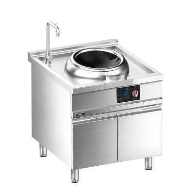 China Floor Western Induction Wok Cooker with Cabinet for sale