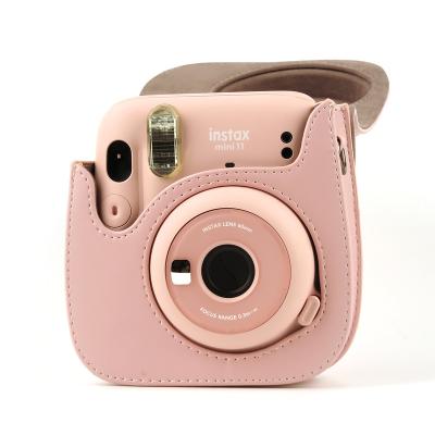 China Hot new factory sale fashion Fujifilm camera mini11 disposable camera bag leather case for sale