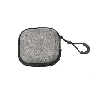 China Fashion Gray Travel EVA Hard Earbuds Pouch Case Portable Earphone Storage Earphone Case for sale